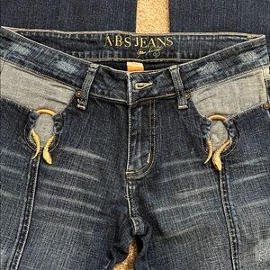 ABS Allen Schwartz Women's Boot Cut Jeans - Dark Blue